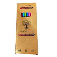 Colour Paper Black Lead Seed Pencil – Eco-Friendly Plantable Pencil Made from Recycled Paper Colour Paper Black Lead Seed Pencil – Eco-Friendly Plantable Pencil Made from Recycled Paper