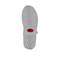 Lancer Kids' White School Uniform Shoes with Hook-and-Loop Strap