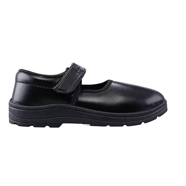 Lancer Girls' Black School Uniform Shoes