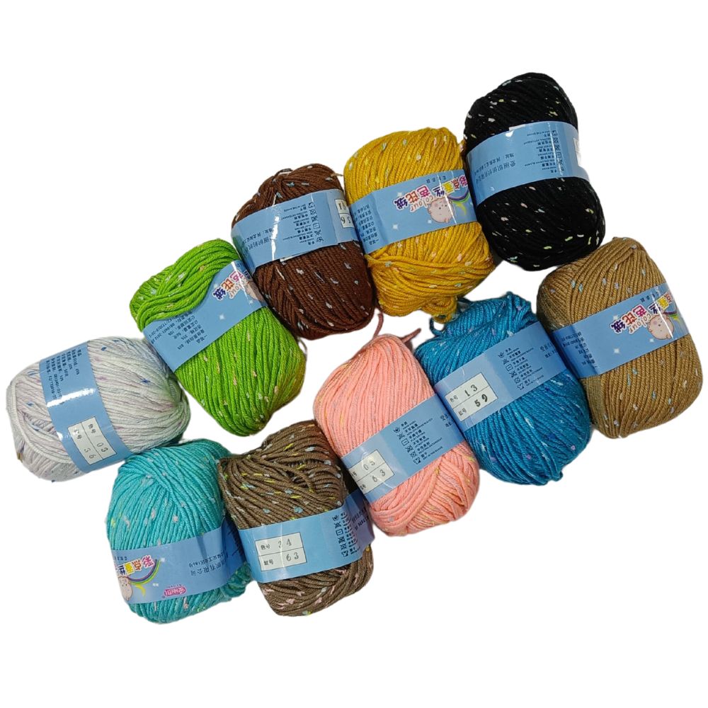 Pack of 10 Assorted yarns- 2 Pack of 10 Assorted yarns- 2