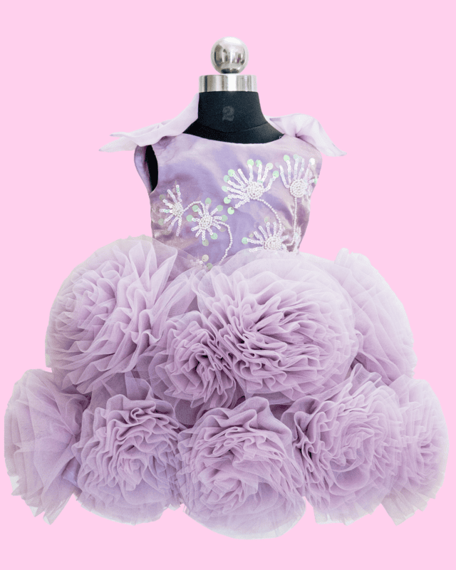 Lavender Bloom Ball Gown