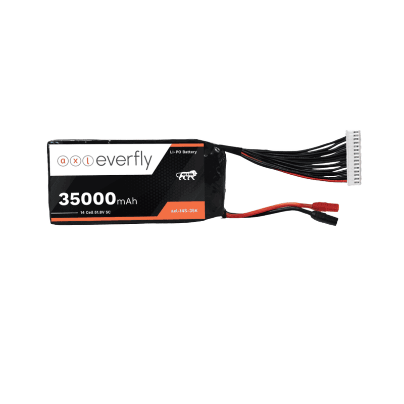 axl everfly 35000mAh 14S high-capacity LiPo battery for large industrial UAV platforms axl everfly 35000mAh 14S high-capacity LiPo battery for large industrial UAV platforms