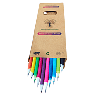 Colour Paper Black Lead Seed Pencil – Eco-Friendly Plantable Pencil Made from Recycled Paper Colour Paper Black Lead Seed Pencil – Eco-Friendly Plantable Pencil Made from Recycled Paper