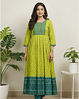 4 XL Cotton Umbrella Light Green