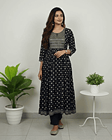 4 XL Cotton Umbrella Dark Blue