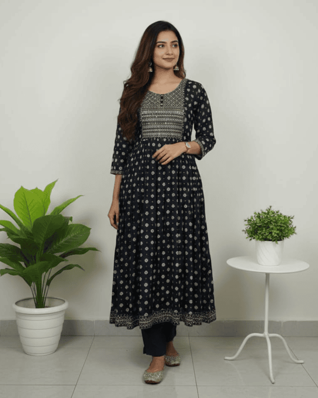 4 XL Cotton Umbrella Dark Blue