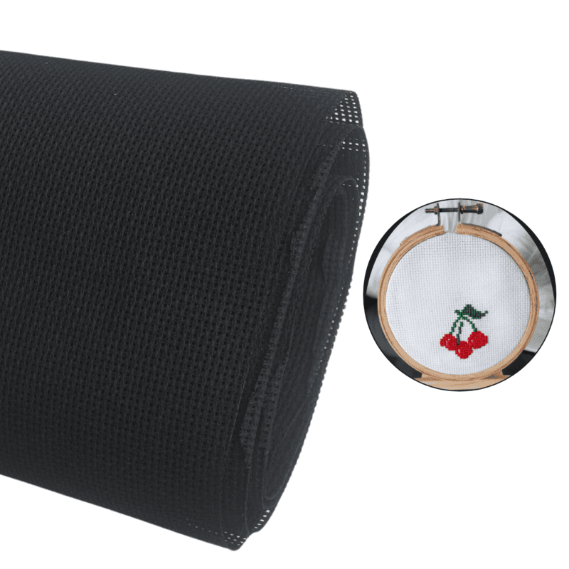 Zuchi Aida Fabric Black 14C Zuchi Aida Fabric Black 14C