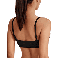 Girls Padded Training Bra, Crop Cami Training Bras for Girls. Sports bra with Non-Removable Padding, Uniform bra, Starter Bra, Begginers Bra-Black