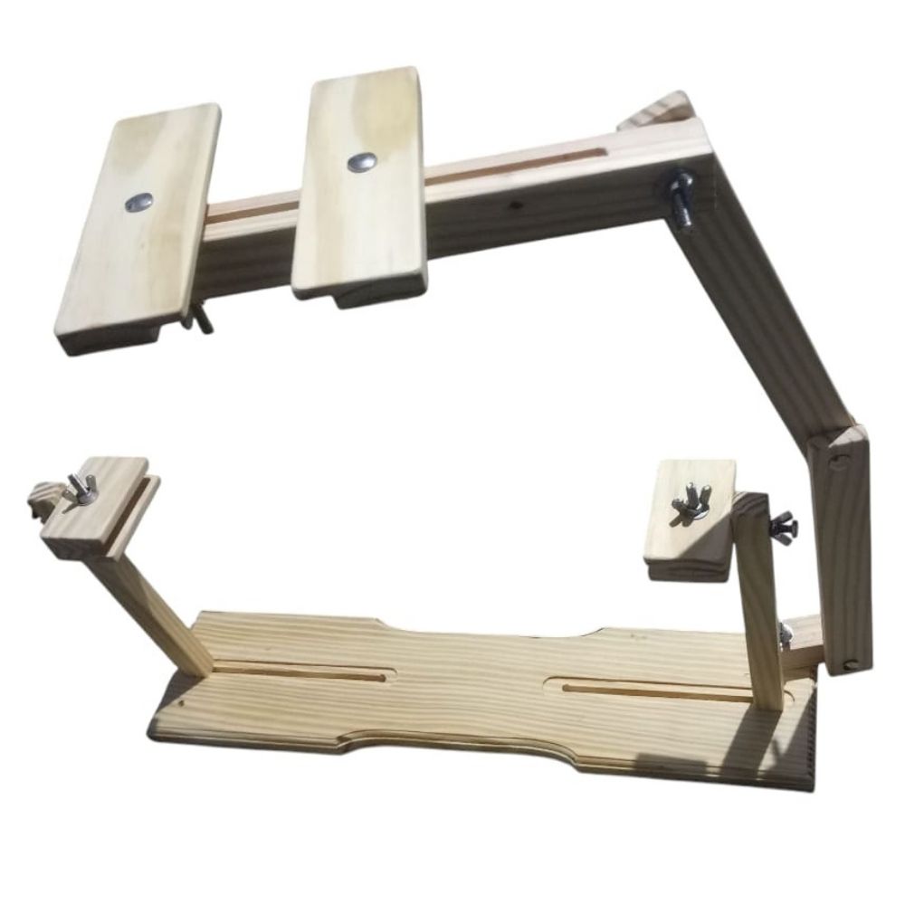 Embroidery Hoop Table Stand- With Mobile Holder Embroidery Hoop Table Stand- With Mobile Holder