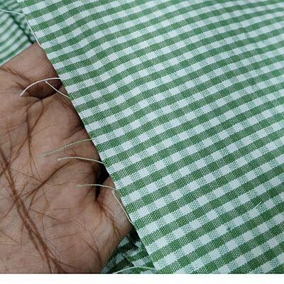 Handloom Gingham Check Fabric