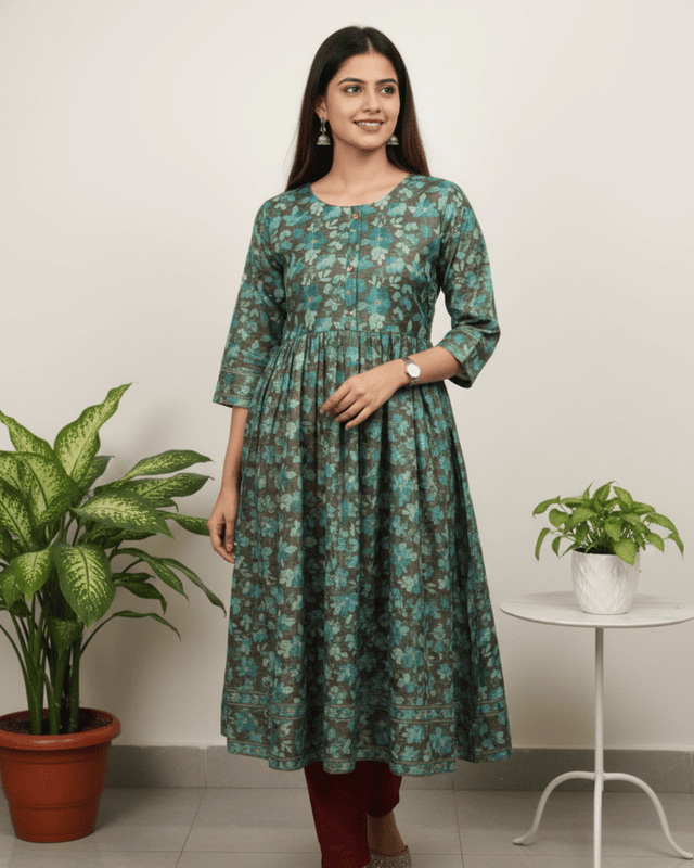 4 XL Tissue Silk Umbrella Dark Green