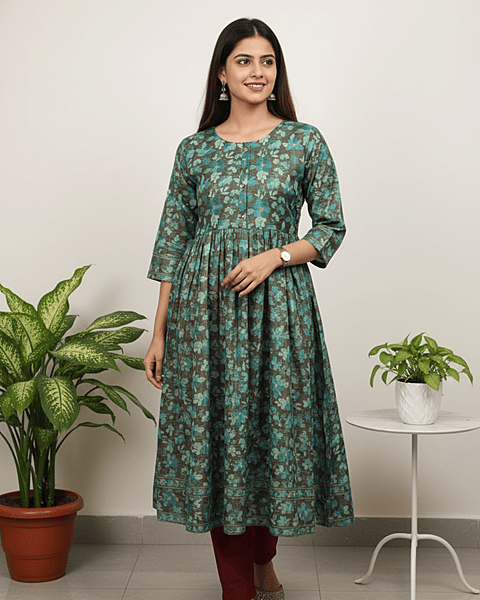 3 XL Tissue Silk Umbrella Green