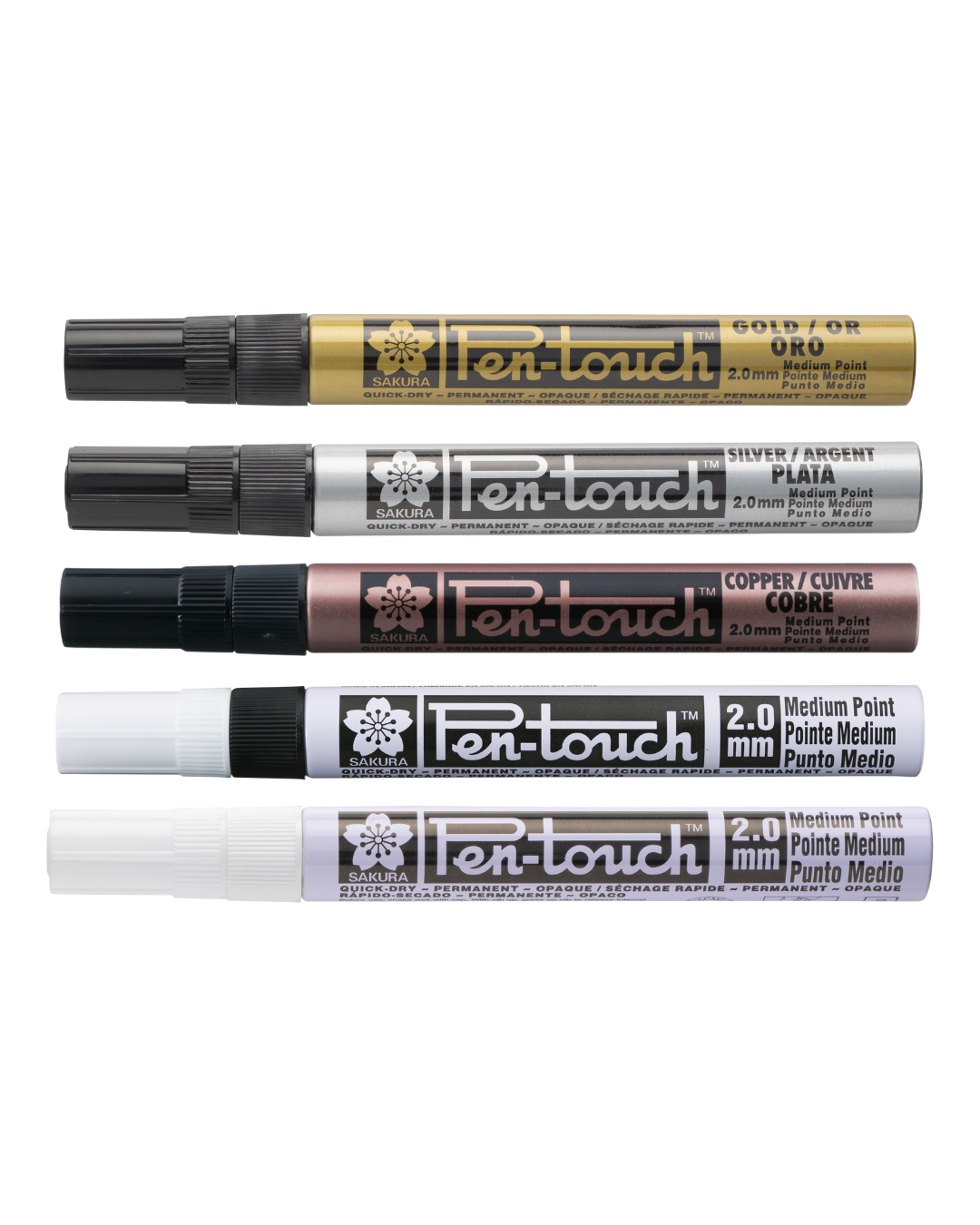 Sakura Pentouch Paint Marker M, 2.0mm, 2pk Sakura Pentouch Paint Marker M, 2.0mm, 2pk