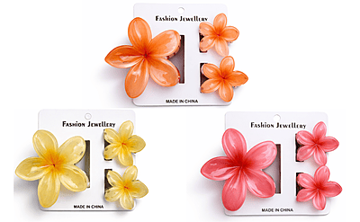 Card Flower clip-3 Card(Pack of 9P