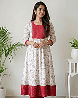 4 XL Cotton Umbrella White Rose