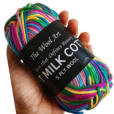 Soft Milk Cotton Multi 129 Happy Hues Soft Milk Cotton Multi 129 Happy Hues