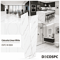 Calacatta Linear White | DSPC-M-0004