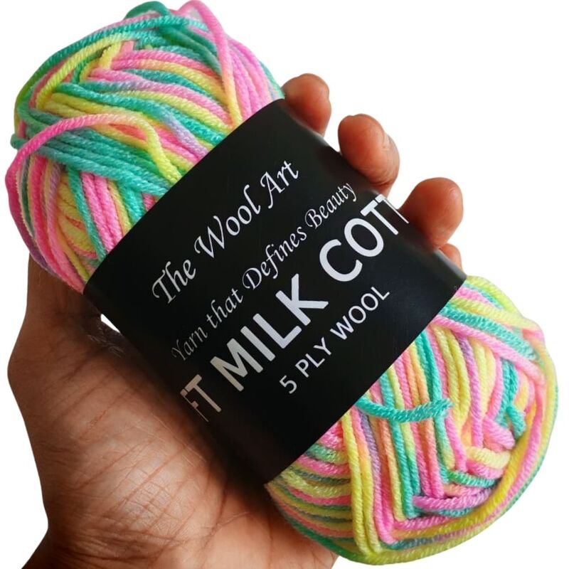 Soft Milk Cotton Multi 26 Fairy Floss