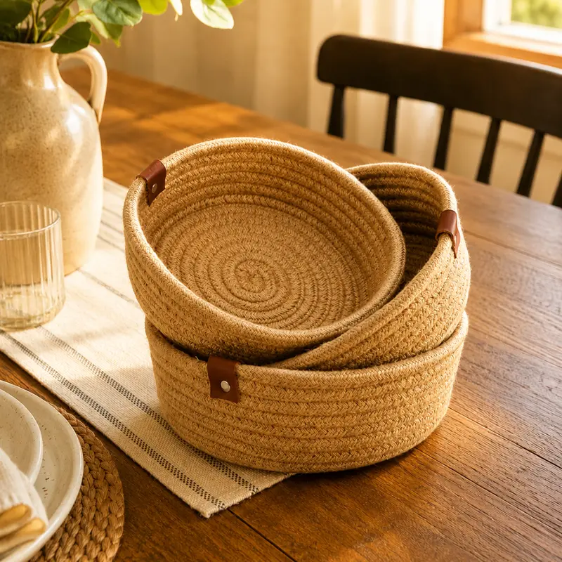 Jute Basket set of 3