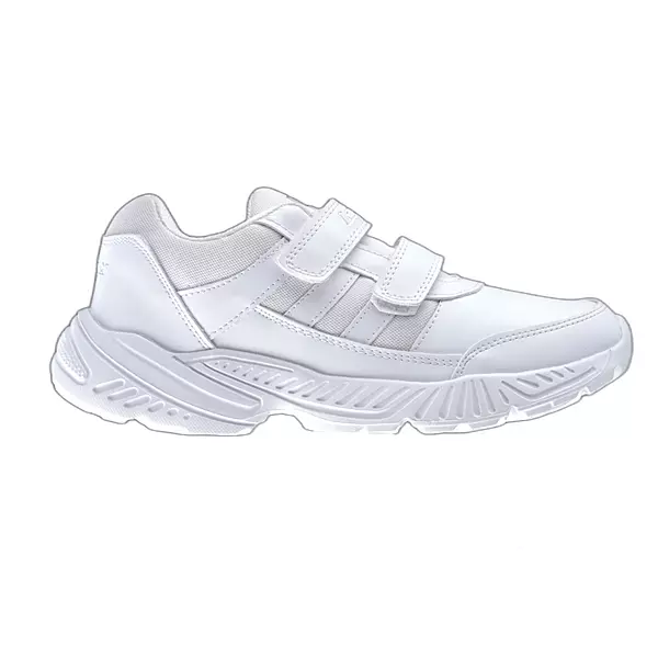 LANCER Wagon Kids' White Velcro Shoes