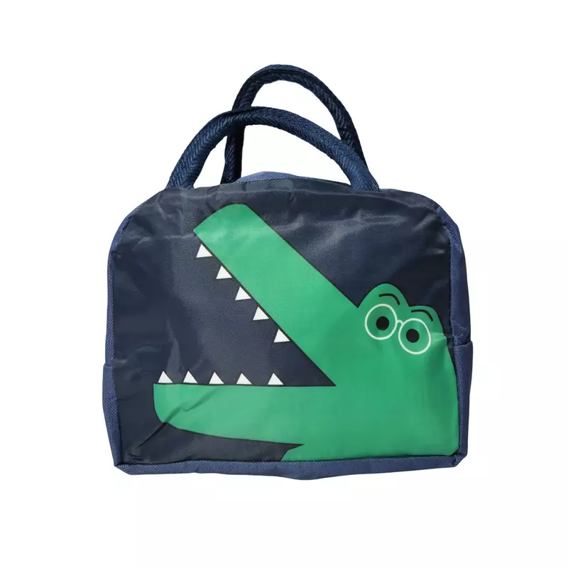 Cool Crocodile with Glasses Insulated Lunch Bag for Kids