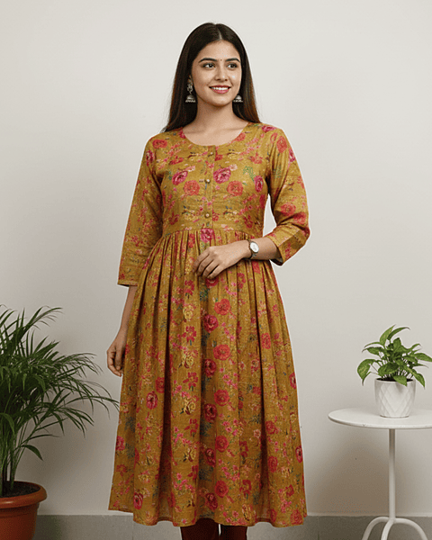 5 XL Tissue Silk Umbrella Gold