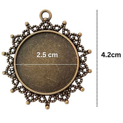 Pendant Antique Bronze Modal 119