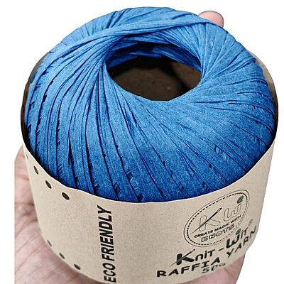 Raffia Paper Yarn 137 Blue