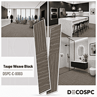 Taupe Weave Block | DSPC-C-0003