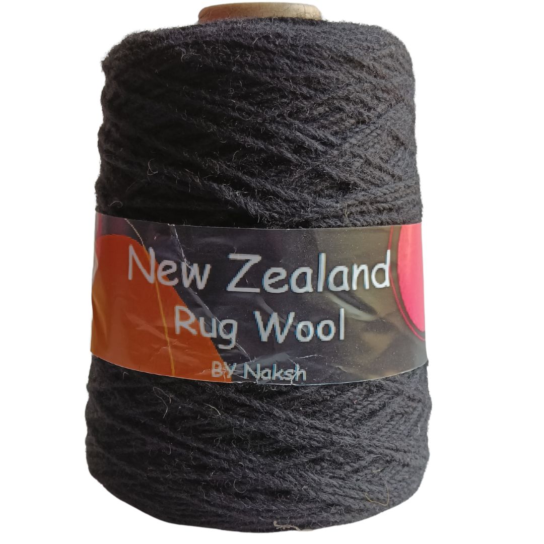 New Zealand Rug Wool 3 Ply Black 15
