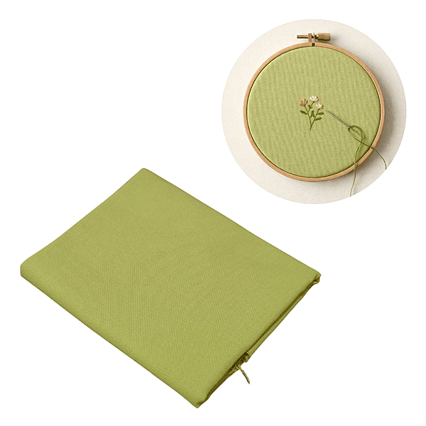 Zuchi Premium Casement Embroidery Fabric Olive Green Zuchi Premium Casement Embroidery Fabric Olive Green