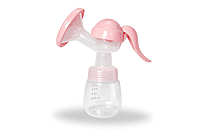Manual Breast Pump – 3 Suction Modes, Soft Cushion, Easy Pumping (Blush Pink)