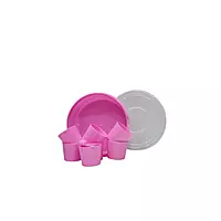 7 Section Multipurpose Plastic Round Masala Box with Spoon