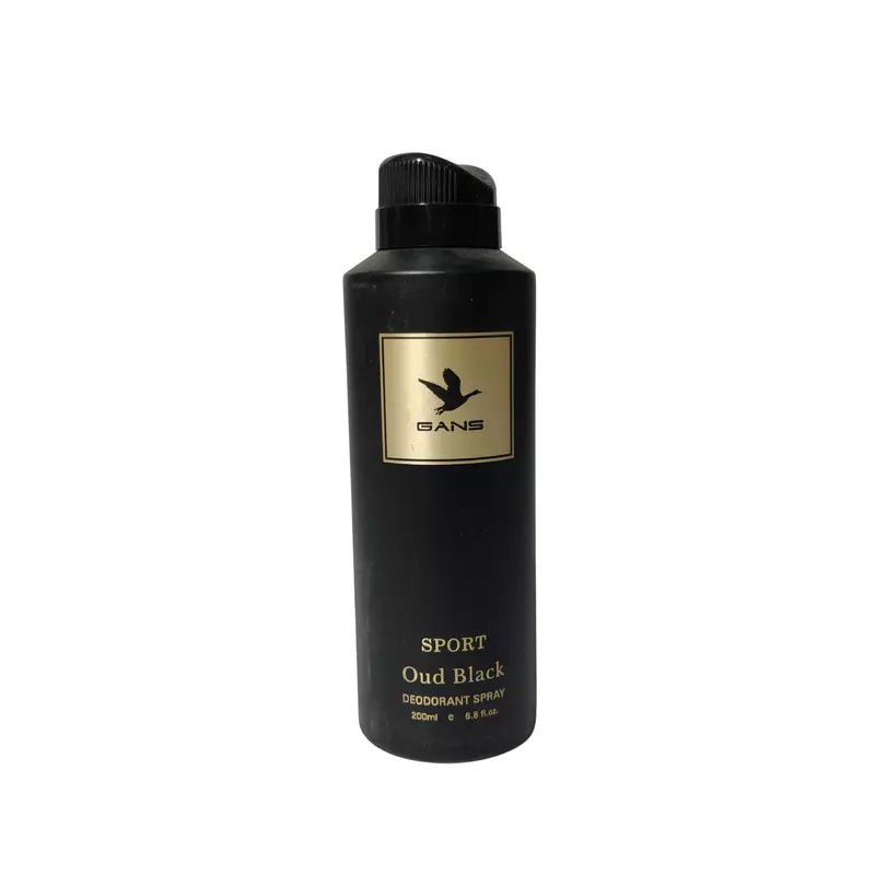 GANS SPORT Deodorant 200ml - Oud Black Scent
