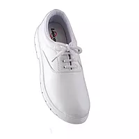 LANCER White Lace-Up School Uniform Shoes