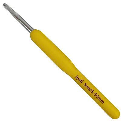 Jyoti Crochet Hook With Plastic Handle