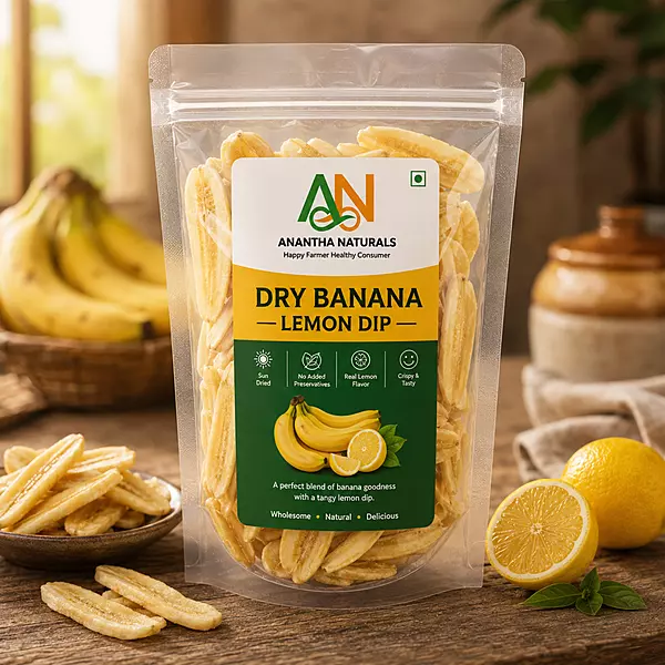 Dry Banana lemon dip -100g