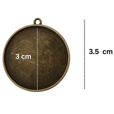 Pendant Antique Bronze Modal 136