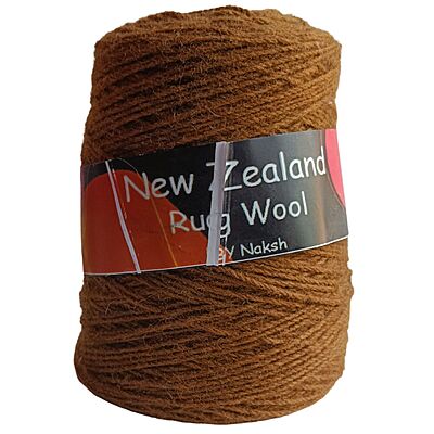 New Zealand Rug Wool 3 Ply Brown 14
