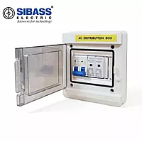 Sibass ACDB WaterShield IP66 Weatherproof – 32A MCB & 320V SPD