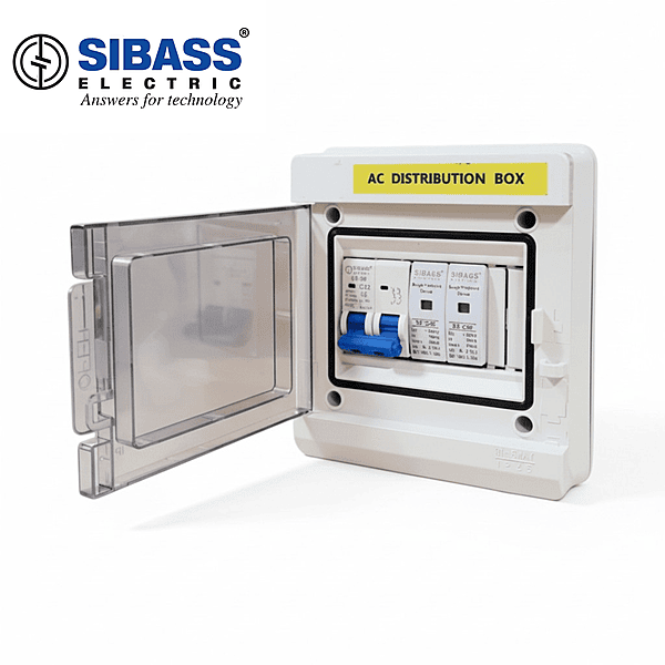 Sibass ACDB WaterShield IP66 Weatherproof – 32A MCB & 320V SPD