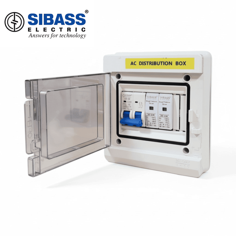 Sibass ACDB WaterShield IP66 Weatherproof – 32A MCB & 320V SPD