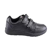 Lancer Black Double Velcro Uniform Shoes