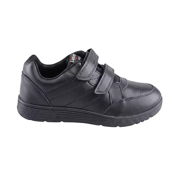 Lancer Black Double Velcro Uniform Shoes