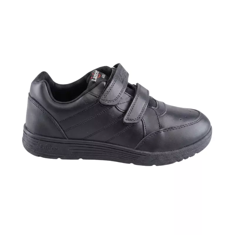 Lancer Black Double Velcro Uniform Shoes