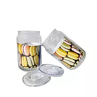 YERA PRIMA EVITA Smart Storage Glass Jar Set (Set of 2 Pcs) 700ml