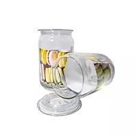 YERA PRIMA EVITA Smart Storage Glass Jar Set (Set of 2 Pcs) 700ml