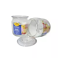 EVITA Smart Storage Glass Jars - Set of 2 for Kitchen Counter/Pantry