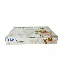 YERA Fiesta Glass Bowls - Set of 6 Pcs