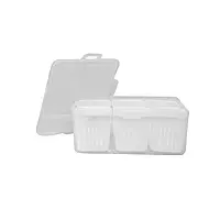 6 Grid Fridge Storage Container with Lock Lid